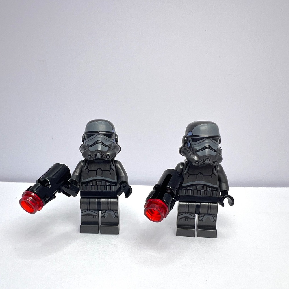 LEGO Star Wars Shadow Stormtrooper Minifigure sw0603 Lot of 2 Imperial 75079
